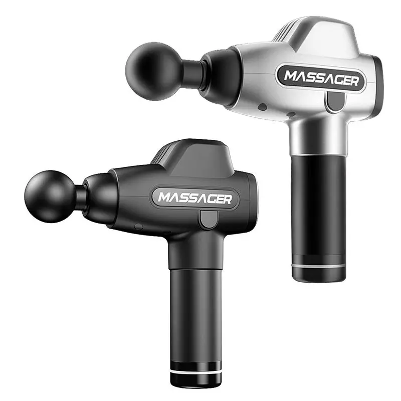 

Portable Percussion Deep Muscle Relaxation Massager Gun Body Relaxation 4 Heads