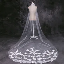 Best Offers Wholesale Custom Bride Wedding Veil Three Meters Long Embroidery Applique Style Soft Yarn Veil Best Offers Wholesale Custom Bride Wedding Veil Three Meters Long Embroidery Applique Style Soft Yarn Veil