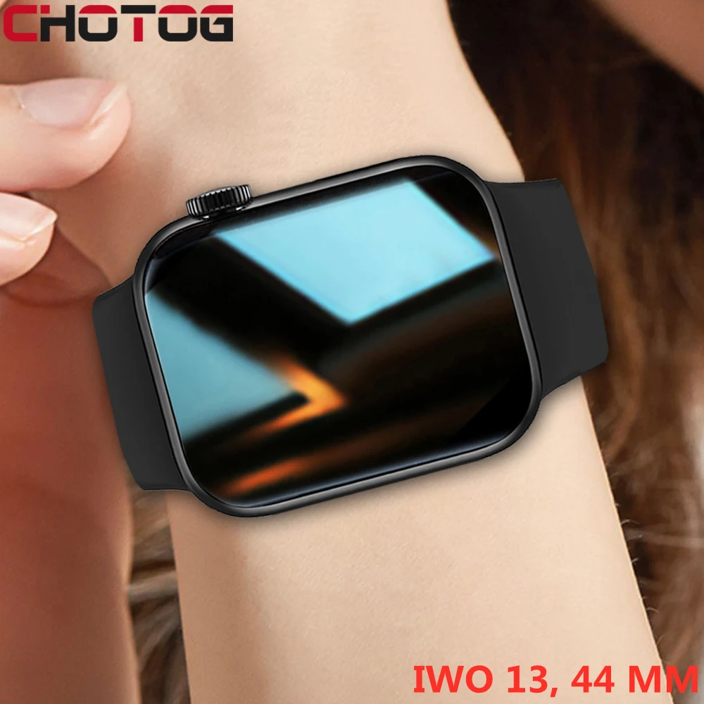Hot Products! CHOTOG Original IWO Smart Watch Men Split Screen BT Call Smartwatch Women Watch Heart Rate Monitor 44MM Sport Clock PK HW22 W46