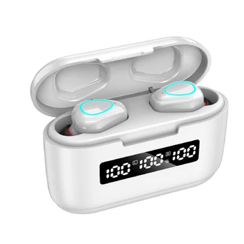 

Bluetooth 5.1 Earphones Headphone Sports Headsets HiFi Stereo Earbuds Touch Control With Microphones with 2000mAh Charging Box
