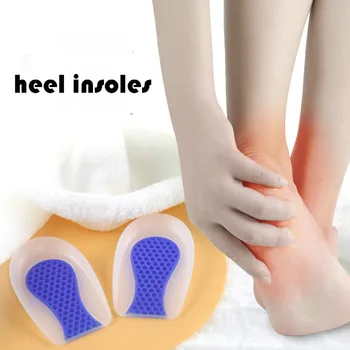 

EFBABA Silicone Heel Pad Sports Insoes For Shoes Cushion Shock Absorption Soft Comfortable Honeycomb Men Women Shoe Inserts