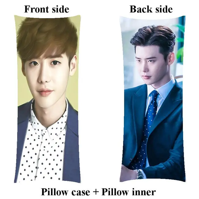 Lee Jong-Suk Korean Actor W Pinocchio Korean Drama  Custom Pillows Personalized Cushions Handmade Plush Pillows Idol Body Pillow Best Gifts