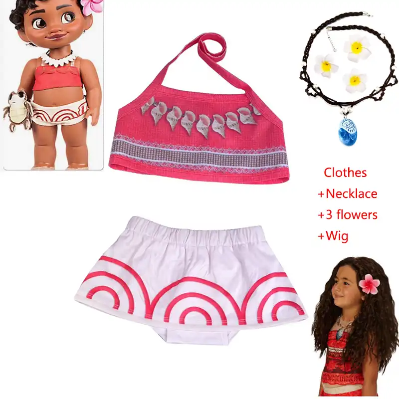 Baby Girls Summer Holiday Princess Clothing Set Birthday Infant Backless Moana Vaiana Dress Costume Kids Fancy Fairy Beachwear Clothing Sets Aliexpress