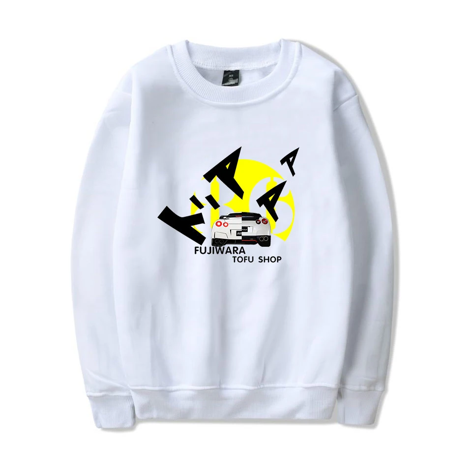 innlital Hoodie Sweatshirt Harajuku Jumper Hooded Pullover Tops Casual Loose White WY01 56