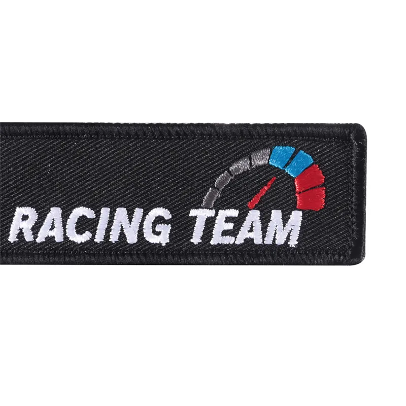 Fashion Auto Keychain Embroidery Tag keychain for motorcycle keys car keyring Aviator Ring Jewelry Customized Keychains llavero