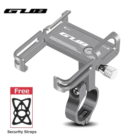 P10-titanium GUB P10P20 горный велосипед алюминиевый держатель для телефона мотоцикла поддержка gps Держатель для велосипеда руль велосипеда кронштейн оборудование аксессуары - Цвет: P10-titanium