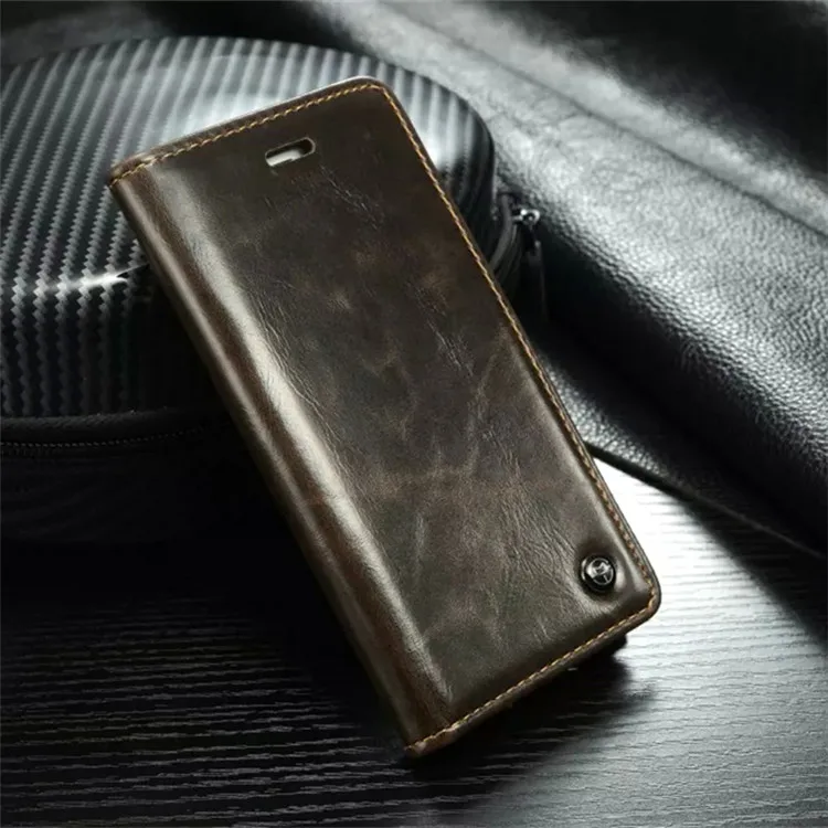 Роскошный кожаный чехол для samsung Galaxy S10, S9, S8 Plus, S7 Edge, Note 9, 8, кошелек, откидная подставка, Чехол для карт, для samsung A6, A7, A8, A9 - Цвет: Коричневый