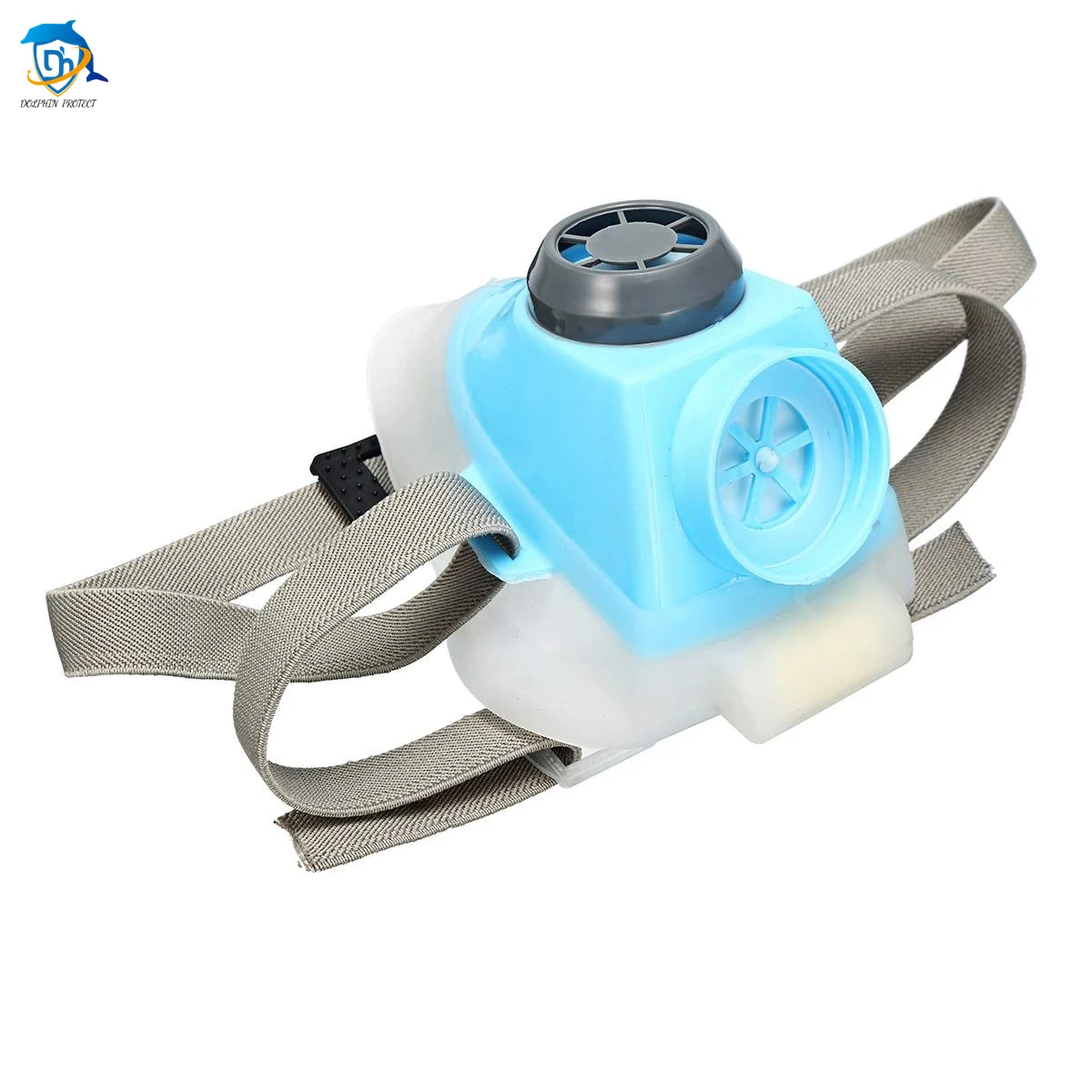 Gas Mask Gas Respirator SJL2pc Respirator-System-Device Gas Electric Constant Flow Air Supplied Fed Respirator Half Face Gas Mask Pump 2 Pipe Respirator