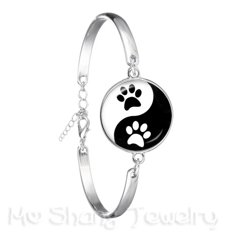 Новейший модный браслет ручной работы Taoist Tai Chi Yin & Yang индивидуальный влюбленный