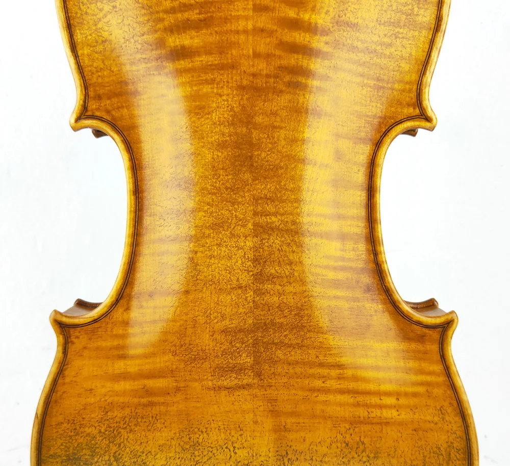 50 лет ели! Скрипка Harrison Amati 4/4 Geige#2158, уровень концерта и ручной работы масло антикварный лак