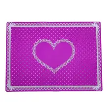 Дизайн ногтей силиконовая крышка стола опора для рук коврик складной моющийся точка, Кружева квадратный Повседневный Маникюр 1 x инструменты