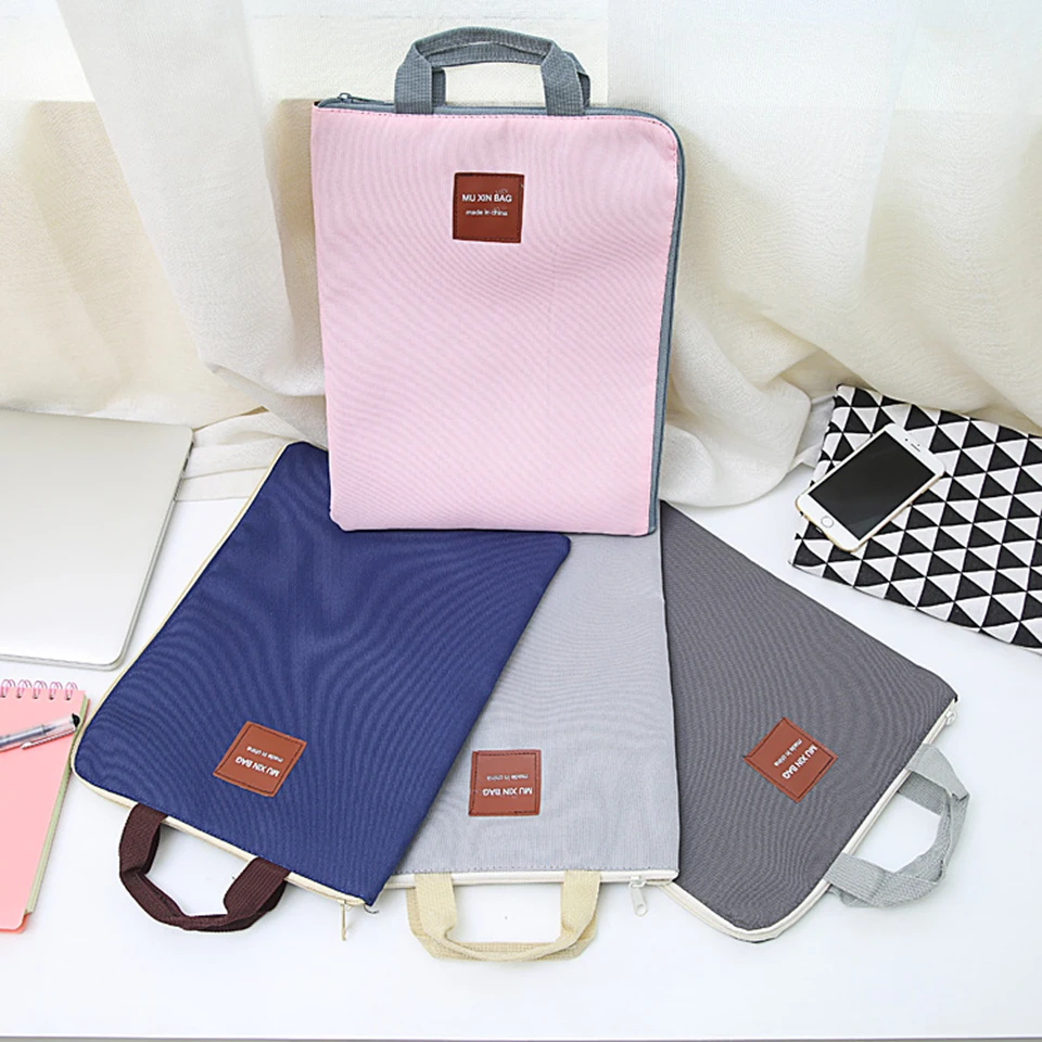 Для Мужчин's Портфели холщовые с застежкой-молнией Многофункциональный A4 файла сумка портативный iPad сумка для ноутбука мобильный Портфели