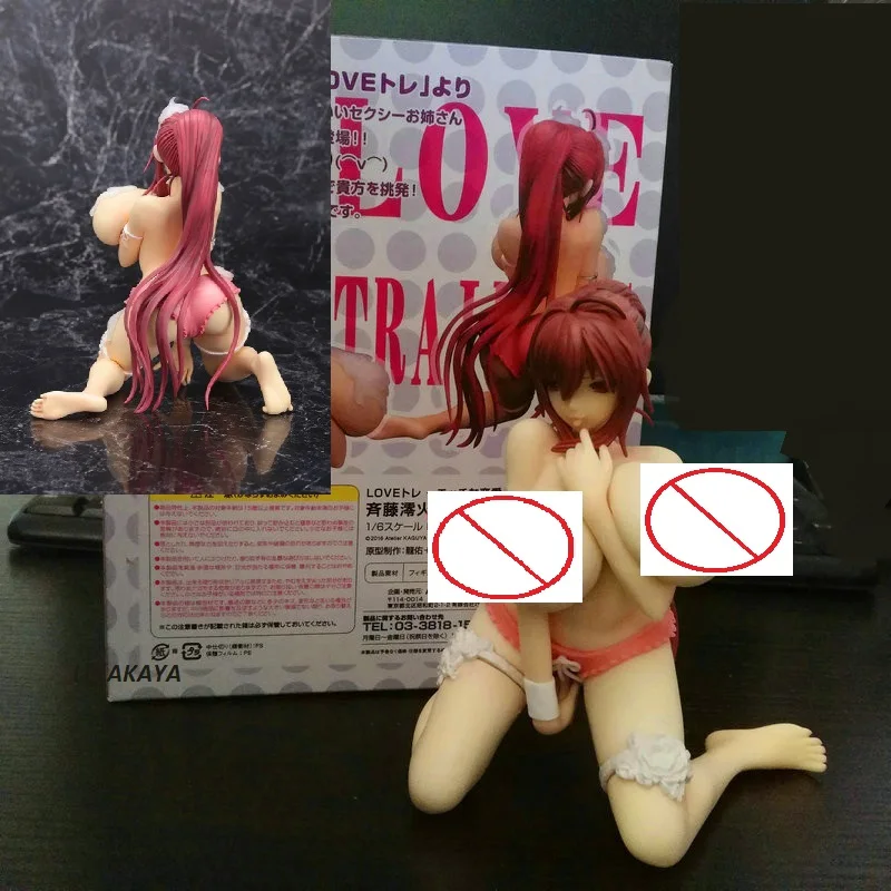 with original box 6 ''японское аниме осень в любви обучение A+ Love Tore рейка Сайто после пузыря вечерние сексуальные ПВХ Фигурки Коллекционная модель игрушки - Цвет: with original box