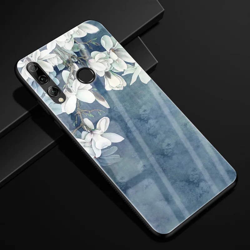 64 Для Huawei Honor 10i чехол Honor 10i PC Пластиковый стеклянный чехол для телефона черный ТПУ бампер чехол для Huawei Honor 10i HRY-LX1T 10 i чехол - Цвет: 64