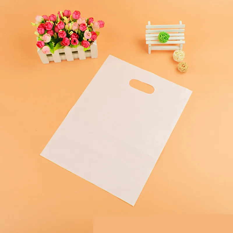 

25 шт., пластиковые пакеты с ручкой для покупок