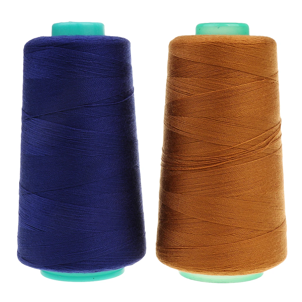 2 Spool Sewing Thread For Extra Strong Upholstery Jeans Demin Button Seams for Leather Bag Case Making | Дом и сад