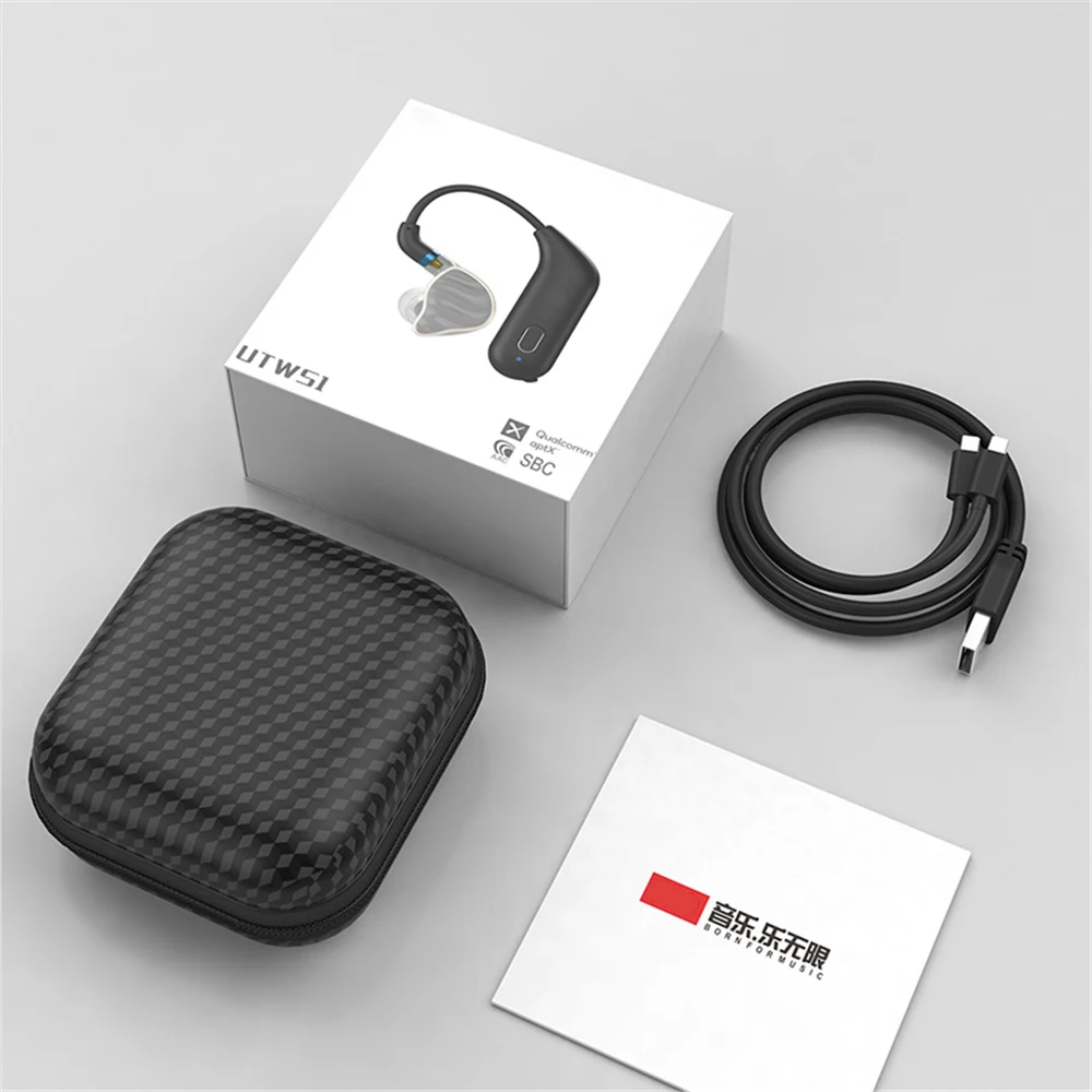 Для FiiO UTWS1 MMCX Bluetooth наушники адаптер конвертер порт истинные беспроводные наушники ушные крючки динамические и арматурные наушники