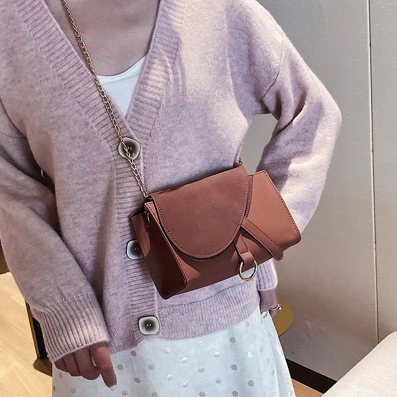

Western Style Bag Women's 2019 New Style Fashion Korean-style Versatile Shoulder Bag mo sha bao Chain Strap France Non-mainstrea