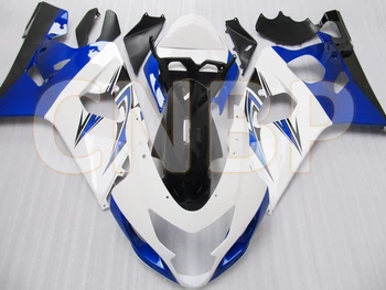 

GSXR750 2004 - 2005 K4 Full Body Kits GSXR 600 2005 White Blue Fairings for Suzuki GSXR750 2005 Body Kits