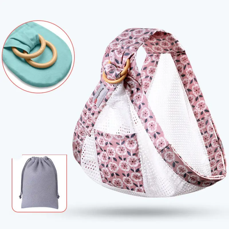 Angelcare/детский шарф; махровое полотенце для грудного вскармливания; четыре сезона; многофункциональный ремень; летняя дышащая одежда - Цвет: flower Pink