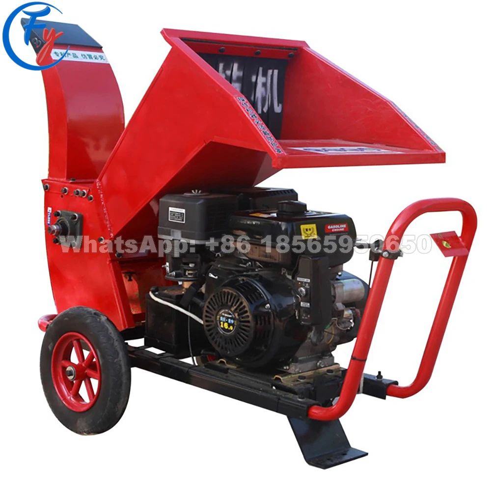 Garden Use Wood Log Branches Mini Chipper Shredder Machine, Garden