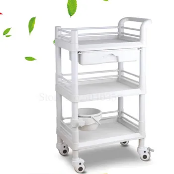 

Beauty stroller beauty salon stroller small bubble instrument European hairdressing manicure multi-function mobile tool cart