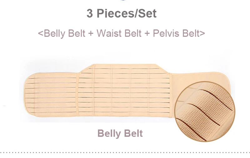 3in1 Belly/Abdomen/Pelvis Postpartum Belt Breathable Waist Trainer Corset Body Recovery Shapewear Belly Slim Waist Cinchers