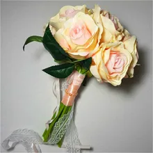 10 шт. искусственная Красная роза цветок с головками букет свадебные искусственные цветы из шелка Рождественская вечеринка День Святого Валентина украшение дома