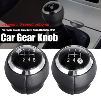 

Car Shift Knob 5 6 Speed Lever Gear Stick Shift Knob Head For Toyota Corolla Verso Auris Yaris RAV4 2007-2013