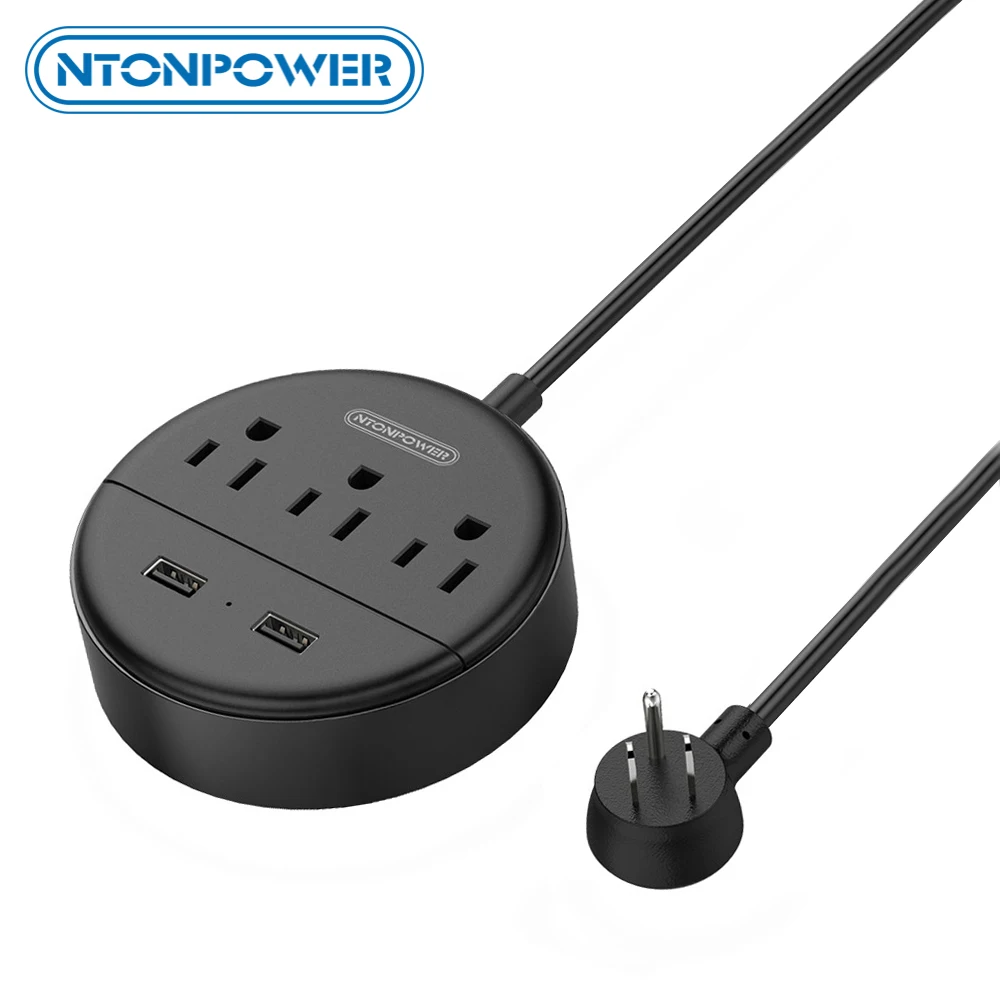 

NTONPOWER Power Strip adapter Multi plug Mini Desktop Charging Station With Usb Socket For Business Trip Hotel Home Office