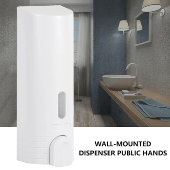

380ML Soap Dispenser Wall-mount Shower Bath Shampoo Dispenser Liquid Soap Container Lotion Pump Bathroom Washroom Accessories