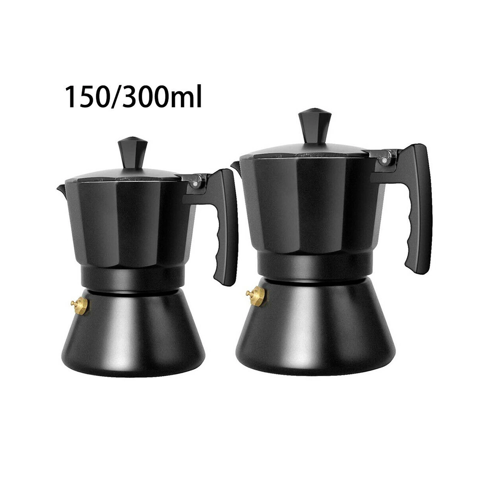 Europese Stijl Aluminium Koffiezetapparaat Moka Pot Speciaal Voor Inductie  Kookplaat Mokka Espresso Percolator Pot 150/300Ml  Dropshipping|Koffiepotten| - AliExpress