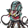 Microworld Octopus Devil model kits DIY laser cutting Jigsaw puzzle fighter model 3D metal Puzzle Toys for Children gifts 1