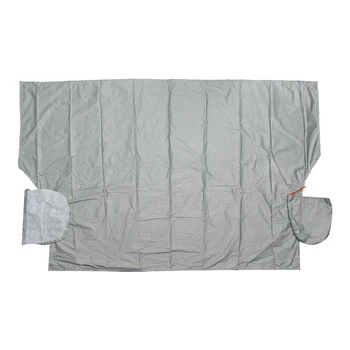 

Auto Windshield Cover Exterior Gray 245x145CM Antifreeze Protector Replacement