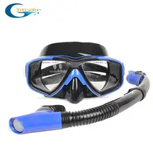 

YONSUB Scuba Professional Anti-fog Diving Mask Scuba Snorkel Swimming Goggles Dry Snorkel Tube Set Men Women Diving Equipment