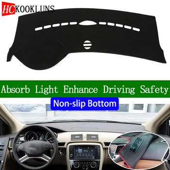 

For Meredes-Benz R CLASS 500L 300L 400L 2006-2017 Non-slip Bottom Dashboard Cover Decals Car Stickers Interior Car Accessories