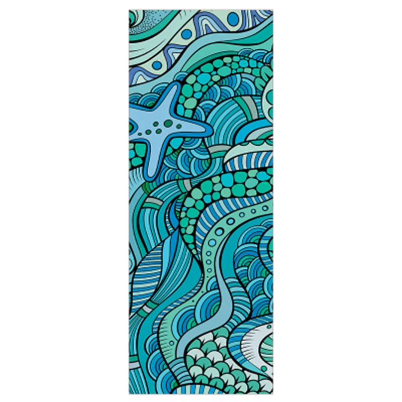 TPE Yoga Mat with Position Line Non Slip Carpet Beginner Mat Environmental Fitness Gymnastics Anti-Slip Yoga Mats 1830*610mm yoga mat