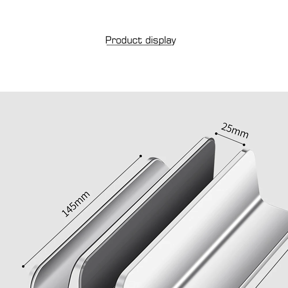 Вертикальная подставка для ноутбука Macbook Air Pro 13 15 настольная алюминиевая подставка с регулируемым размером док-станции для поверхности Chromebook