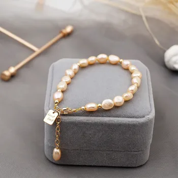 

Fashion Original Design Freshwater Pearl Beaded Bracelet Woman High Quality Luxury Cuff Bracelet Handmade Jewelry Accessories