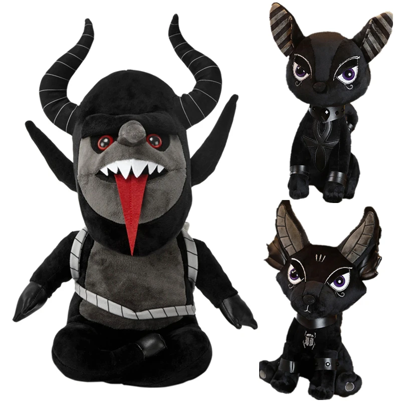Новинка Krampus плюшевая игрушка Behemoth Hydra KILLSTAR дьявольская Кукла Плюшевая черная