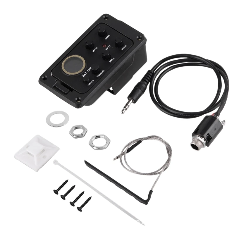 Гитара Lcd Pickup Eq эквалайзер народная Акустическая гитара четырехсекционная с тюнинговой палкой звукосниматель