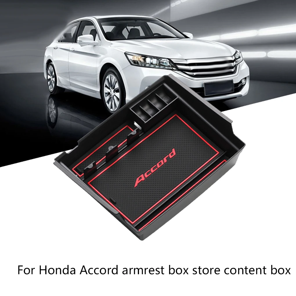 Замена для Honda Accord 2013- Передняя центральная консоль подлокотник коробка Органайзер лоток вторичный поддон для хранения