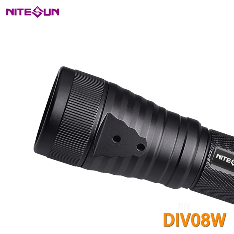 NITESUN DIV08W светильник для дайвинга 2* CREE XM-L2 U4+ 2* CREE-XPG-R5 светодиодный фонарь для дайвинга Макс 1050 лм 150 м водонепроницаемый светильник для дайвинга