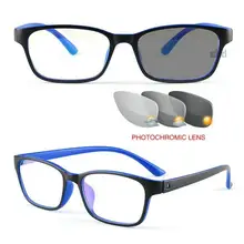 Солнцезащитные очки с переходом, фотохромные прогрессивные очки для чтения, Мультифокальные мужские очки для чтения дальних расстояний с коробкой FML