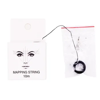 

10m Microblading Mapping String Pre-Inked Eyebrow Marker Thread Tattoo Brows Point Line Tool Eyebrow Pencil Marking Line