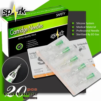 

Disposable Tattoo Needle Cartridge 20pcs Makeup Tattoo Pen Supplies RL/RS/M1/RM With Cartridge Machine Grip Tattoo Pen Needle