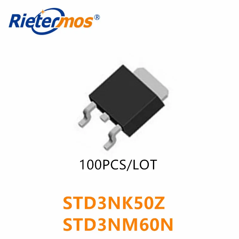100 шт. STD3NK50Z STD3NK50 D3NK50Z 3NK50Z 3NK50 STD3NM60N STD3NM60 D3NM60N 3NM60N 3NM60 TO252 оригинал | Электроника