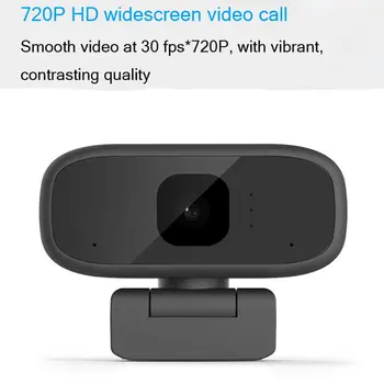 

NEW 720P HD Mini Computer Webcam Anti-peeping Rotatable Adjustable Free Drive Camera For Live Broadcast Video Conference Work