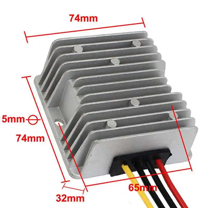 Напряжение понижающий преобразователь Регулятор DC 24V понижающий DC/DC 12V 20A 240 Вт силовой трансформатор водонепроницаемый