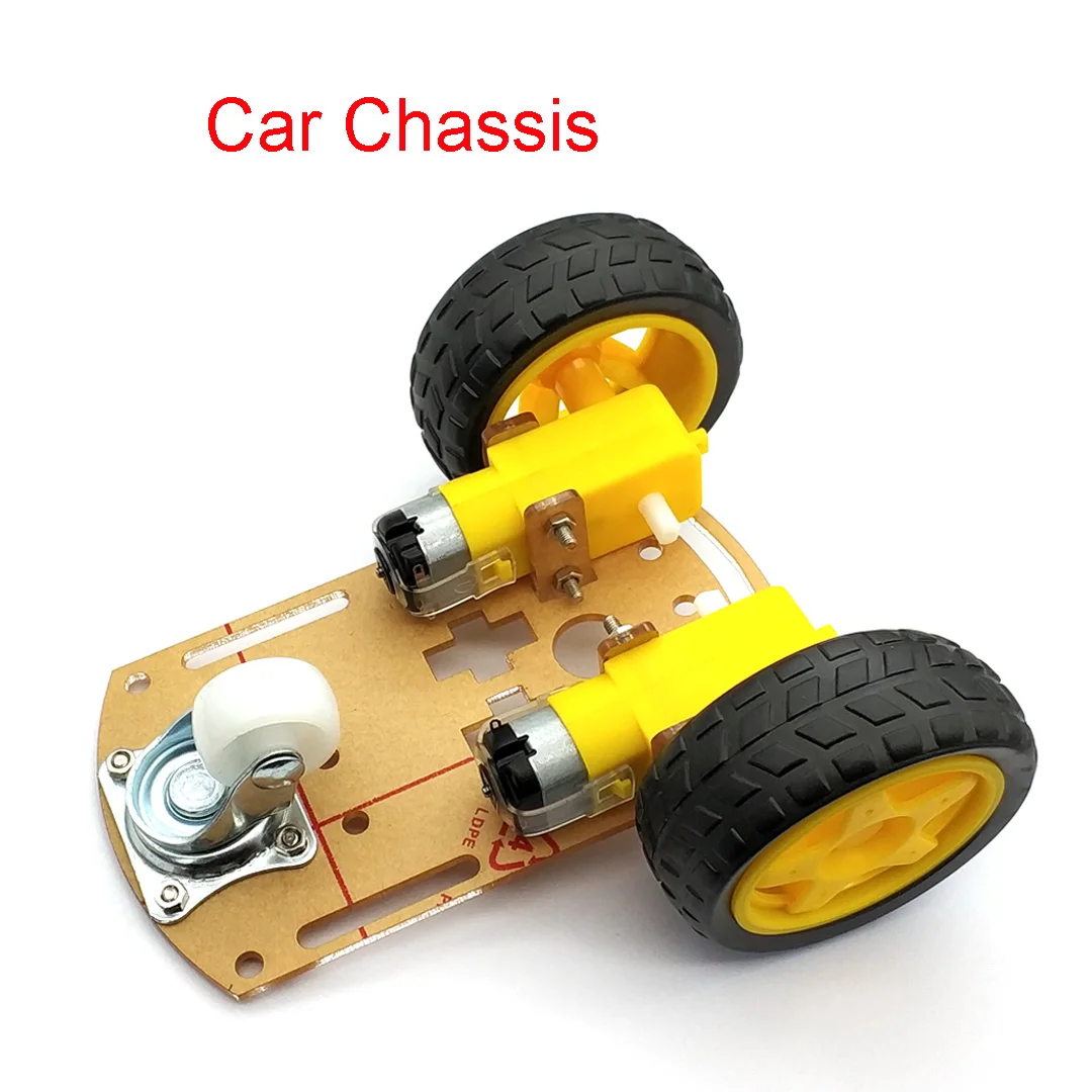Smart Robot Car 2WD Motor Chassis /Tracing Remote Control Two-wheel Drive Three-wheel Universal Wheel Parts For Arduino Diy Kit
